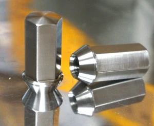 Titanium Lug Wheel Nut set 12x1.5 R14 HEX17 Closed End - Picture 1 of 6