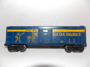 LIONEL 6464-825 The Alaska Railroad Boxcar Painted Blue Gray Mould - Picture 1 of 22