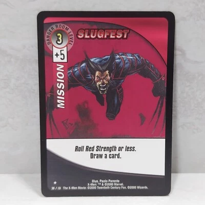 Marvel X-Men #38 Mission Slugfest Trading Card WOTC 2000 TCG CCG - Image 1 of 4