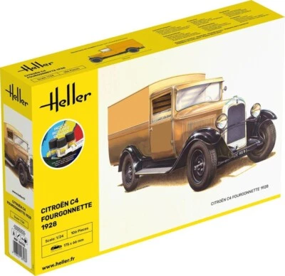 Modello Citroën C4 Furgone 1928 1/24 - Heller Starter Kit 56703 - Immagine 1 di 4