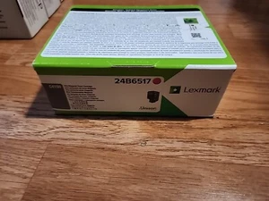 Lexmark 24B6517 Genuine Toner Cartridge MAGENTA /SEALED BOX - Afbeelding 1 van 2