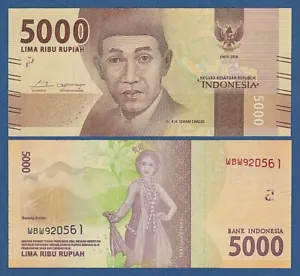 INDONESIA -- 5000 RUPIAH 2016 ( 2017 ) -- UNC -- PICK 156b . - Imagen 1 de 1