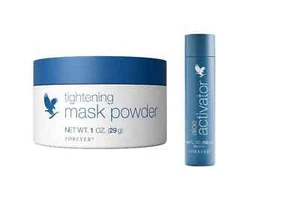 Forever Tightening Mask Powder + Aloe Activator Rejuvenating Facial Kit FREE 48H - Picture 1 of 1