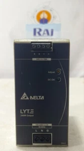 DELTA ELECTRONICS DRL-24V240W1AA 24VDC 10A REV 01 SWITCHING POWER SUPPLY - Picture 1 of 8