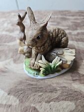 Vintage Homco Rabbit Ceramic Figure