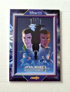 KAKAWOW COSMOS DISNEY 100 POSTER CARD RESISTANCE STAR WARS 279/288 CDQ-HB-108 - Picture 1 of 2
