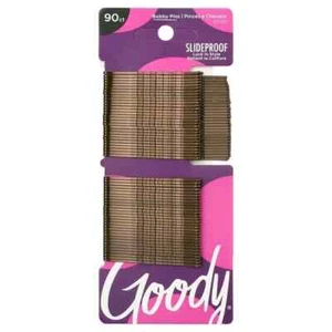 SlideProof Bobby Pins, Brown, 90-count 03705. - Picture 1 of 1