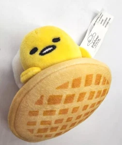 Sanrio Gund 2020 Gudetama The Lazy Egg 5" Guddewaffle Collectible Plush Toy  - Picture 1 of 10