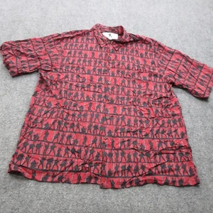 Reyn Spooner Shirt Men XL Red Black Jailhouse Rock Music Graphic Elvis Presley - Picture 1 of 14