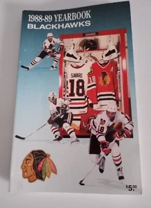 Vintage NHL 1988-89 CHICAGO BLACKHAWKS Media Guide RARE Hockey Denis Savard - Picture 1 of 3