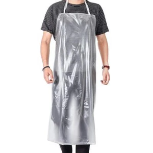 New Transparent Waterproof Heavy Duty Clear PVC Apron Kitchen Restaurant Cooking - Picture 1 of 3