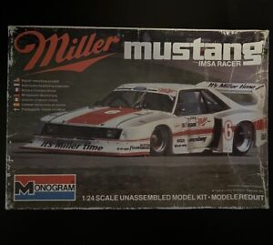 Monogram Miller Mustang Imsa Racer 1/24 Model