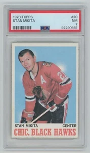 1970 Topps Stan Mikita #20 • PSA 7 NM - Picture 1 of 2
