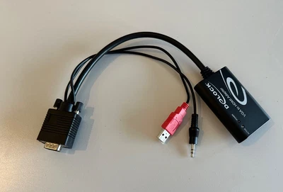 Adattatore Delock da VGA a HMDI con jack audio e USB - Immagine 1 di 4
