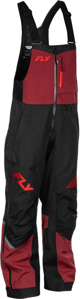 Fly Racing Women’s Carbon Snow Bibs – Waterproof Shell Snowmobile Pants - Image 1 of 1
