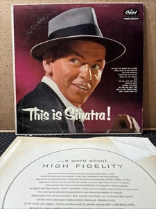 Frank Sinatra-This Is Sinatra LP ,1957 Capital Records T 768 Turquoise Label NM - Picture 1 of 5