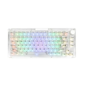 Phantom 81 75% Transparent Mechanical Gaming Keyboard, Hot Swappable Custom G... - Picture 1 of 7