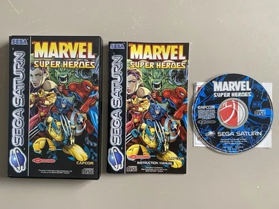 Marvel Super Heroes, Sega Saturn, PAL, Complete, *VGC* - Image 1 of 4