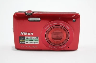 Nikon Coolpix S4200 Digital Compact Camera Working w/ Nikkor 6x Wide Zoom Lens - Image 1 of 4