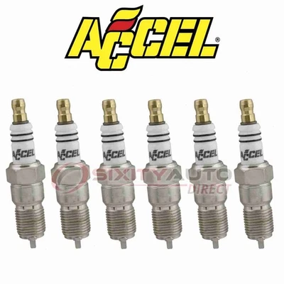 6 pc ACCEL Spark Plug for 1996-2002 GMC Sonoma 4.3L V6 - Ignition Secondary  pc - Image 1 of 4