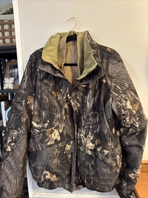 Columbia 3 in 1 Hunting Camo Shell Bomber Jacket Hooded Men Large - Image 1 of 4