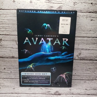 Avatar Extended Collector's Edition (DVD, 2009) 3 Disc Set - BRAND NEW SEALED - Image 1 of 4