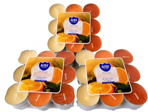 Duft-Teelichter 36er Set | 2x18 Teelichter Erdbeere Rose Kaffee Orange Teelicht - Bild 1 von 13