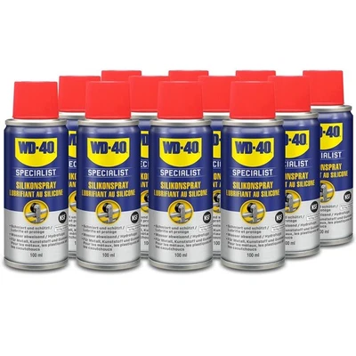 12x WD-40 SPECIALIST 100 ml HOCHLEISTUNGS-SILIKONSPRAY SCHMIERMITTEL TRENNMITTEL