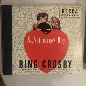 Bing Crosby, 78 rpm Album(4), V+, St. Valentine's Day, Decca A-621 - Picture 1 of 9