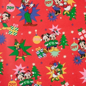 ~ Disney Mickey Mouse Christmas Wrapping Paper ~ Minnie Mouse ~ Goofy ~ Daffy ~ - Picture 1 of 1