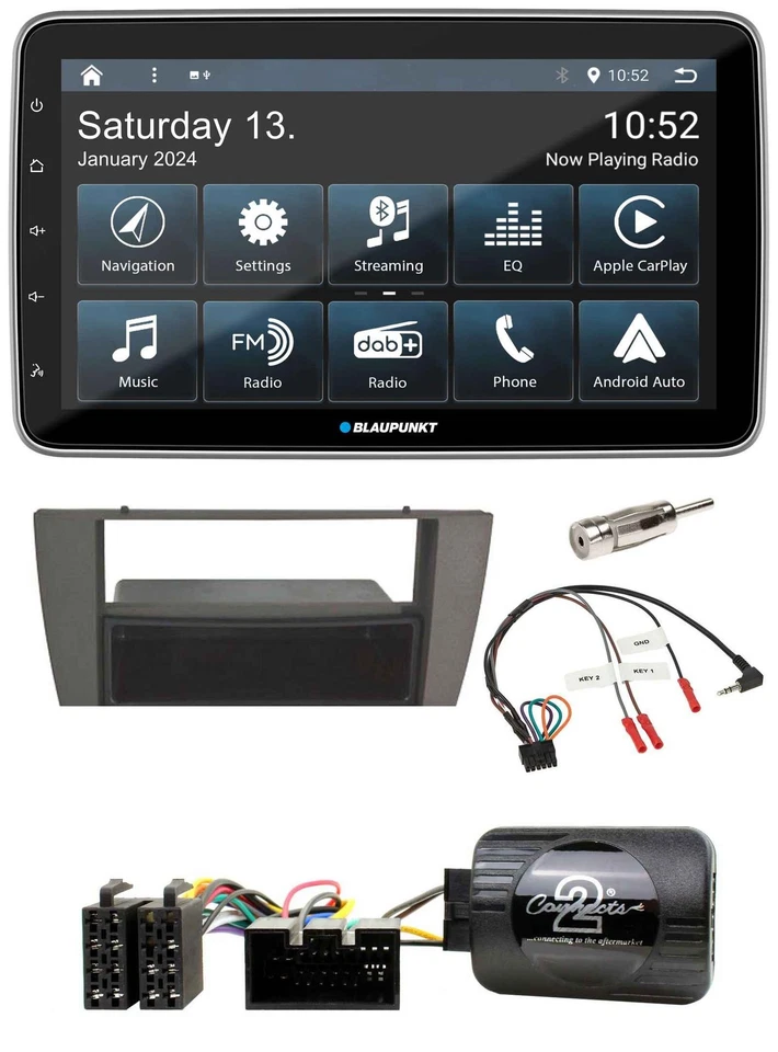 Blaupunkt USB DAB SD Lenkrad Bluetooth Autoradio für Jaguar X-Type S-Type 2003-2 - Bild 1 von 4