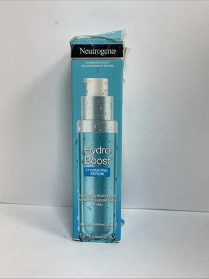 Neutrogena Hydro Boost Hydrating Hyaluronic Acid Serum, 1 fl oz Damaged Box. - Image 1 of 2