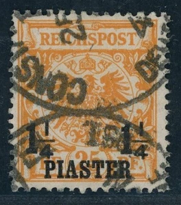 Auslandspostämter Türkei Michel Nummer 9a gestempelt geprüft - Picture 1 of 2