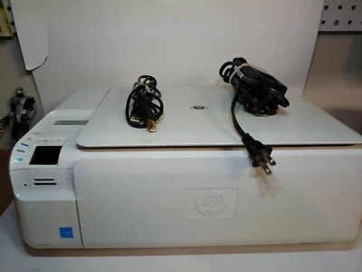 HP Photosmart C4480 AIO Inkjet Printer w/Power Adapter - NEEDS NEW INK # 08F - Image 1 of 4