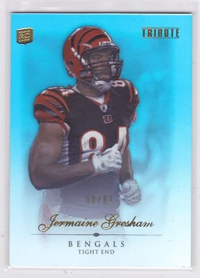 2010 Topps Tribute - Blue Parallel #80/89 - Jermaine Gresham #58 - Rookie - Image 1 of 2