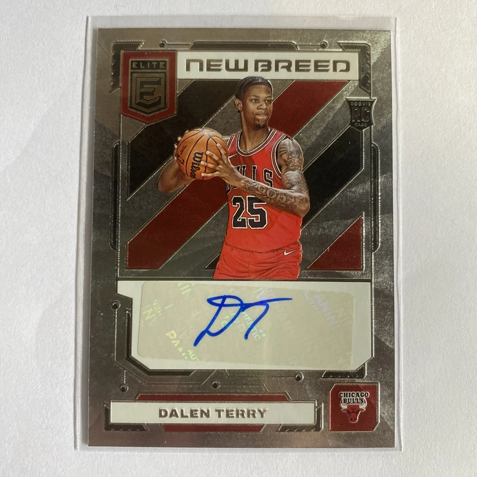 2022-23 Panini Donruss Elite Dalen Terry Auto New Breed RC #NB-DLT Bulls  - Image 1 of 3