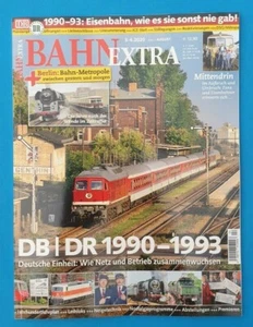 Bahn Extra 3-4.2020 Juli/August  DB/DR 1990-1993  NEU + ungelesen 1A absolut TOP - Bild 1 von 1
