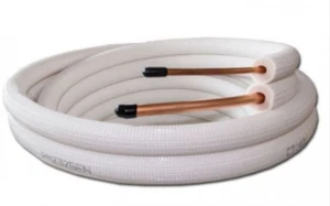 Refrigerant line copper pipe 1/2" on request with throw nut / refrigeration tube 25m - Picture 1 of 1