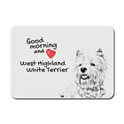 White Highland Terrier - Mouse Pad, DE