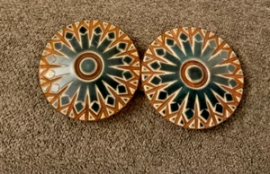 Vintage Deco Belt Buckle Set 1940s Plastic/Bakelite? - Picture 1 of 5