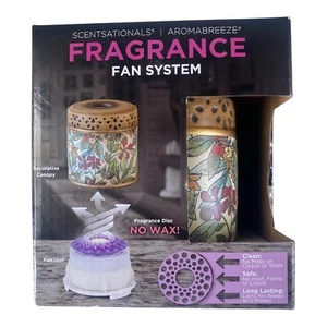 Scentsationals AromaBreeze Fan Fragrance -Electric Air Freshener Jungle Floral - Picture 1 of 5