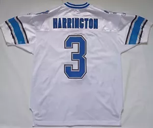 Joey Harrington Detroit Lions Reebok Jersey Size 50 Stitched - Picture 1 of 6