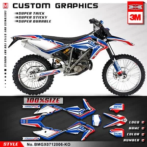 Kungfu Graphics MX Vinyl Decal Kit for BMW G450X 2007 2008 2009 2010 2011 2012 - Picture 1 of 18