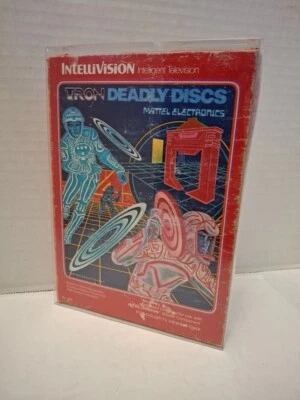 Tron Deadly Discs (Intellivision, 1982)CIB + Clear Protective Box - Image 1 of 4