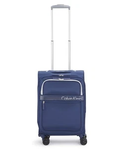 Calvin Klein Lincoln Square 22" Softside Upright Navy Blue Luggage 2536 - Picture 1 of 9