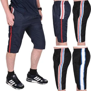 Pantalones Cortos Para Hombre Informales 3/4 Largo Largo Elásticos Ligeros Deportes Gimnasio Pantalones Reino Unido - Imagen 1 de 34