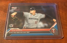 🟦 Brent Headrick Rookie Card BLUE Parallel LE 32/49 2023 Topps Now 154 Twins 🔥