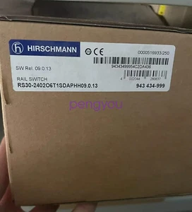 1PCS HIRSCHMANN RS30-2402O6T1SDAPHH09.0.13  RAIL SWITCH Brand new Fedex or DHL - Picture 1 of 1