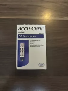 ACCU-CHEK Aviva Blutzucker-Teststreifen - 50 Stück - Bild 1 von 3