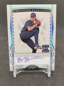 2022 Leaf Trinity Baseball Brandon Barriera Auto /25